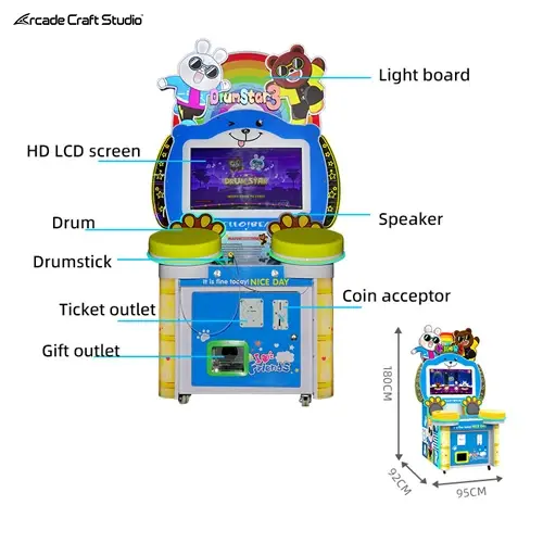 Drum Star 3 Kids Arcade Drum Game
