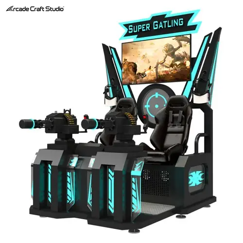 2 Players VR Super Gatling Virtual Reality Shooting Simulator