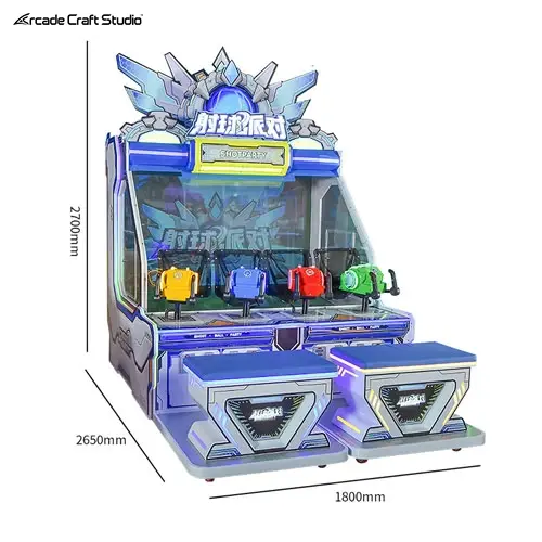 Shotparty 4 Players Shooting Balls Game Arcade Machine