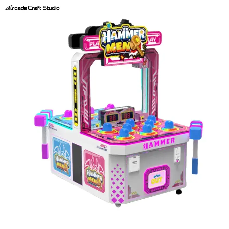 Hammer Men Mole Hitting Arcade Game Machine