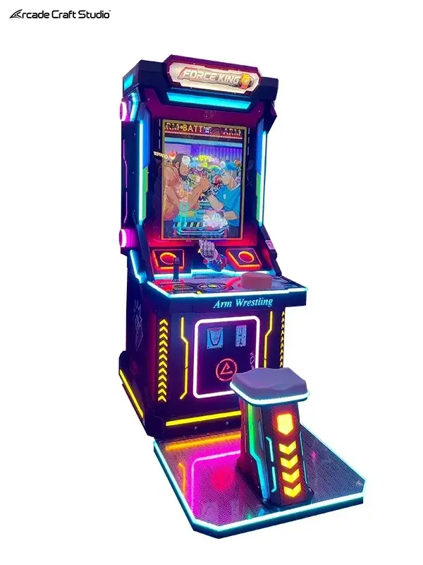 Force King Arm Wrestling Arcade Strength Tester Machine