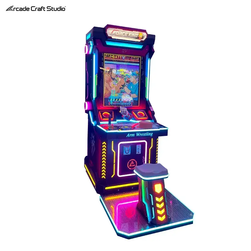 Force King Arm Wrestling Arcade Strength Tester Machine