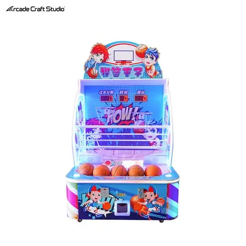 2 Players Kids Arcade Basketball Machine