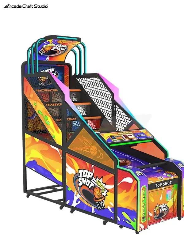 Top Shot Coin Operated Basketball Game Machine