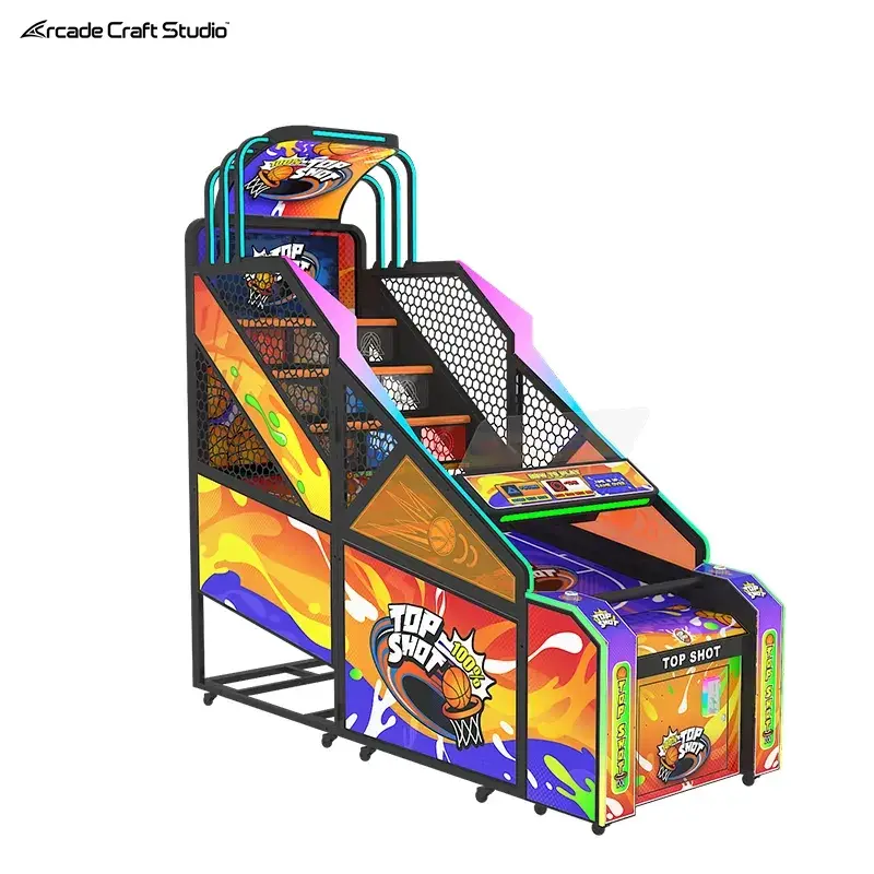 Top Shot Coin Operated Basketball Game Machine