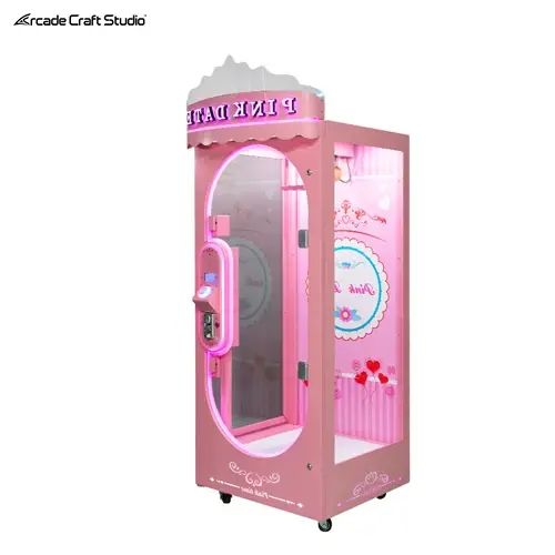 Pink Date Machine Scissors Cut Prize Machine