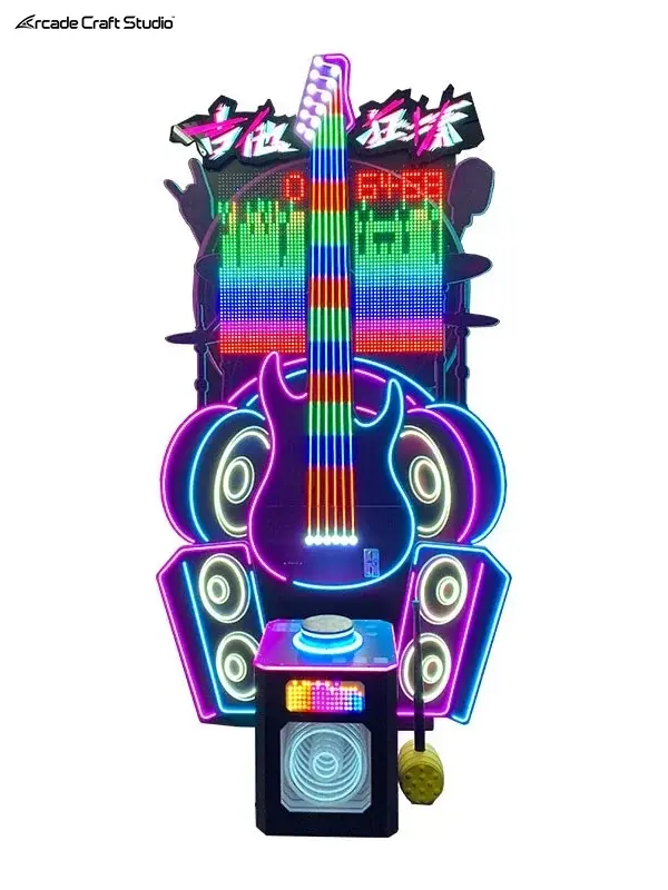 Guitar Strumming Hammer Arcade Game Machine