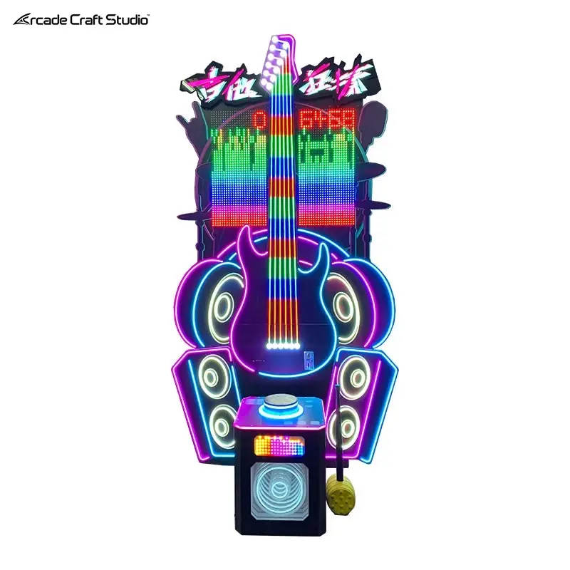 Guitar Strumming Hammer Arcade Game Machine