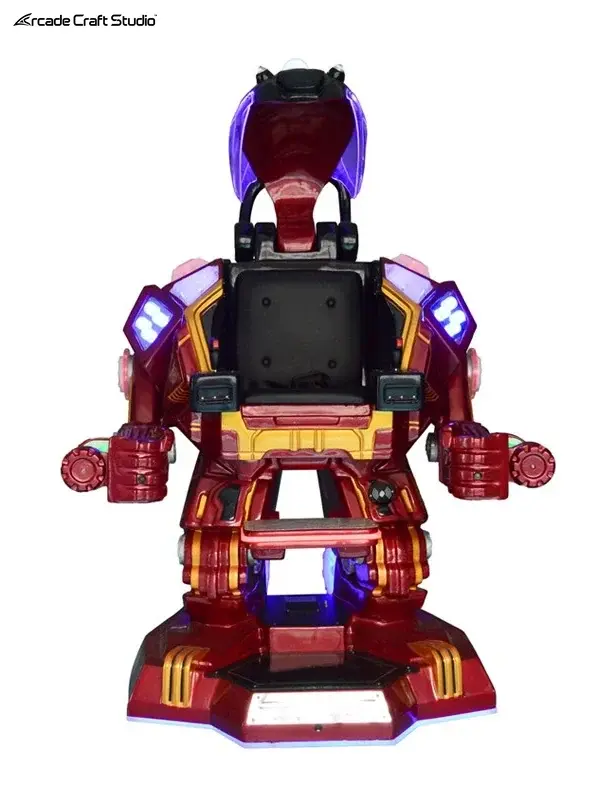 Outdoor Playground Armored Hero Robot Ride
