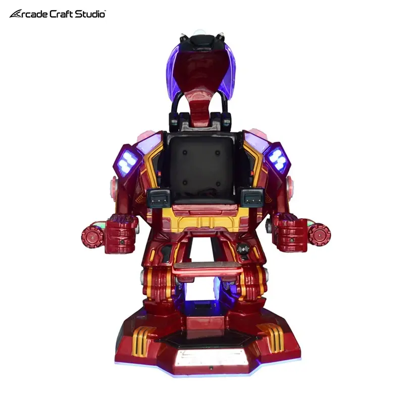 Outdoor Playground Armored Hero Robot Ride