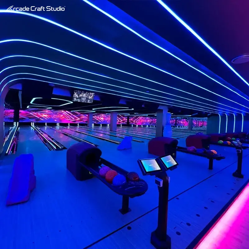 10 Pins Commercial Bowling Alley Equipment