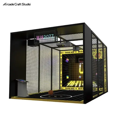 Indoor Basketball Hoop Arcade With Projection Interactive