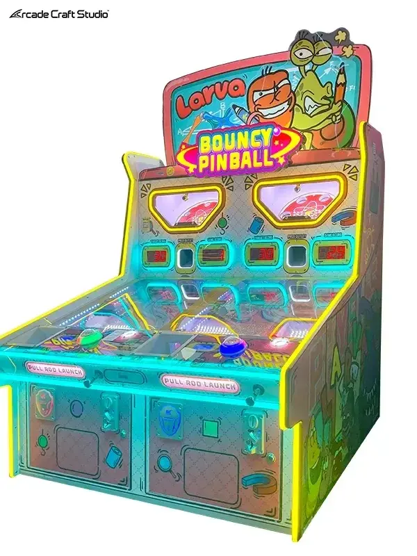 Cartoon Bug Bouncy Pinball Ticket Game Machine