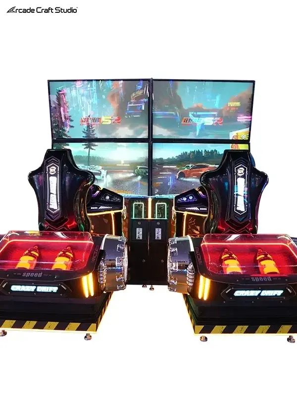 Wild Drift 2 Player Racing Arcade Machine Driving Simulator