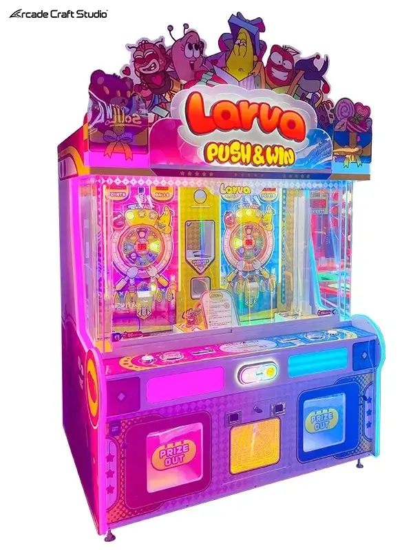 Cartoon Bug Marble Pusher Game Prize Game Machine