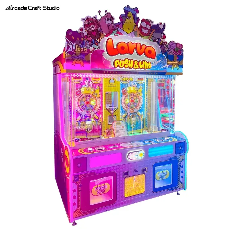 Cartoon Bug Marble Pusher Game Prize Game Machine
