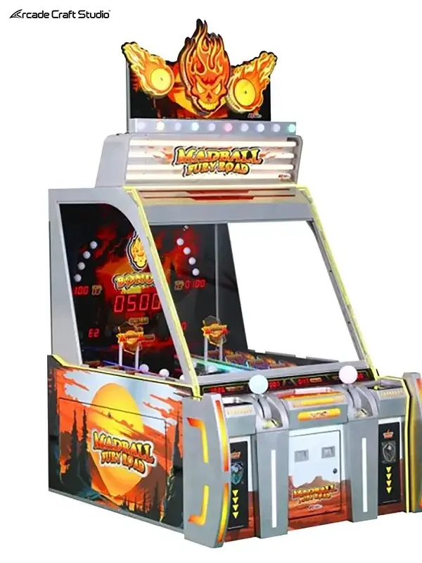 Madball Fury Road Ball Rolling Arcade Redemption Game