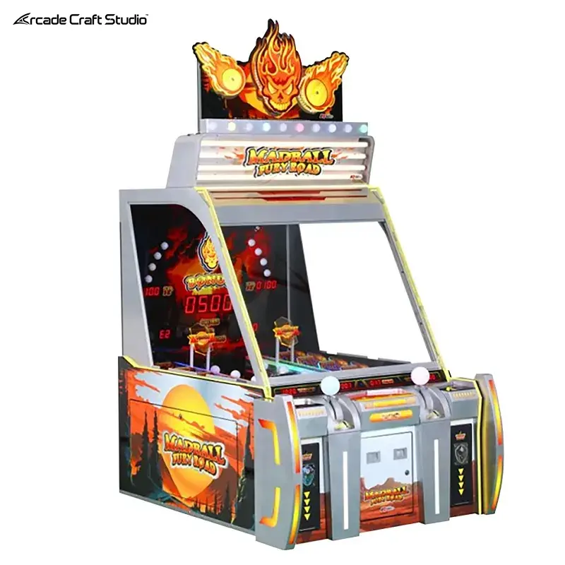 Madball Fury Road Ball Rolling Arcade Ticket Game