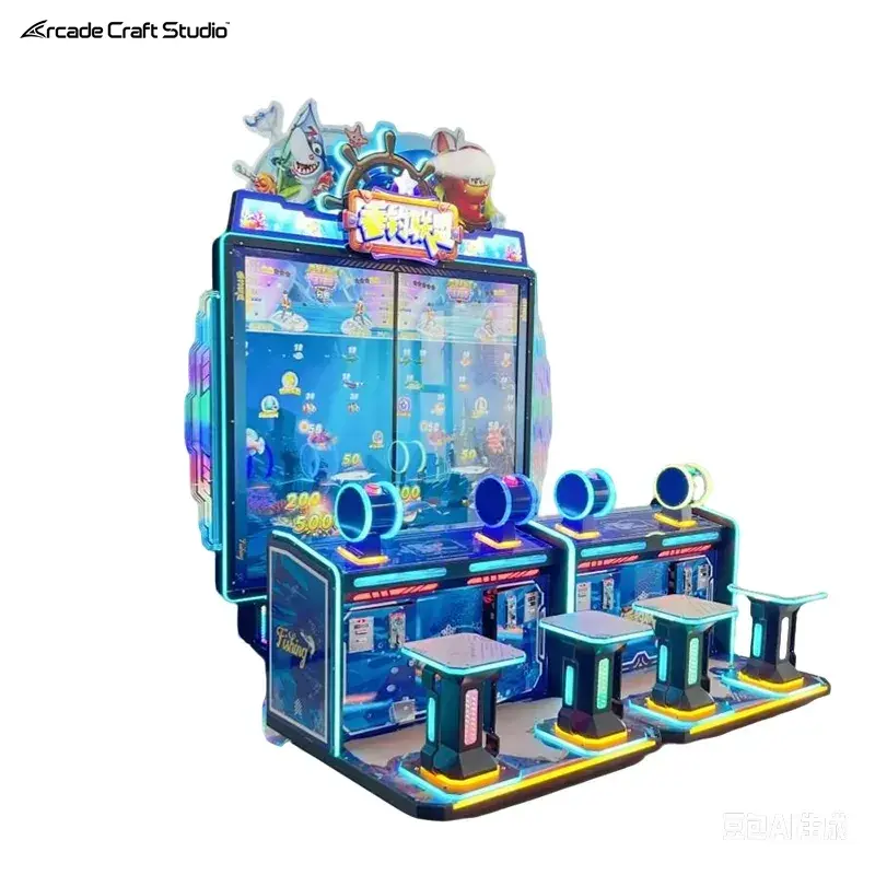 Happy Sea Fishing 4 Players Arcade Fishing Game Machine