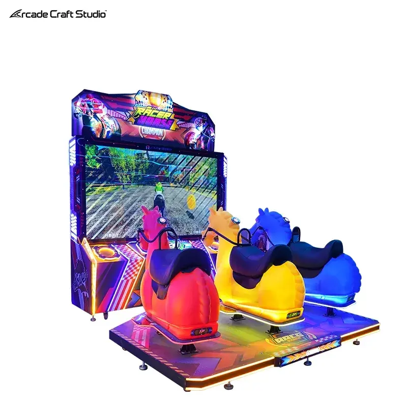 Racer Horse 3 Players Horse Race Arcade Machine
