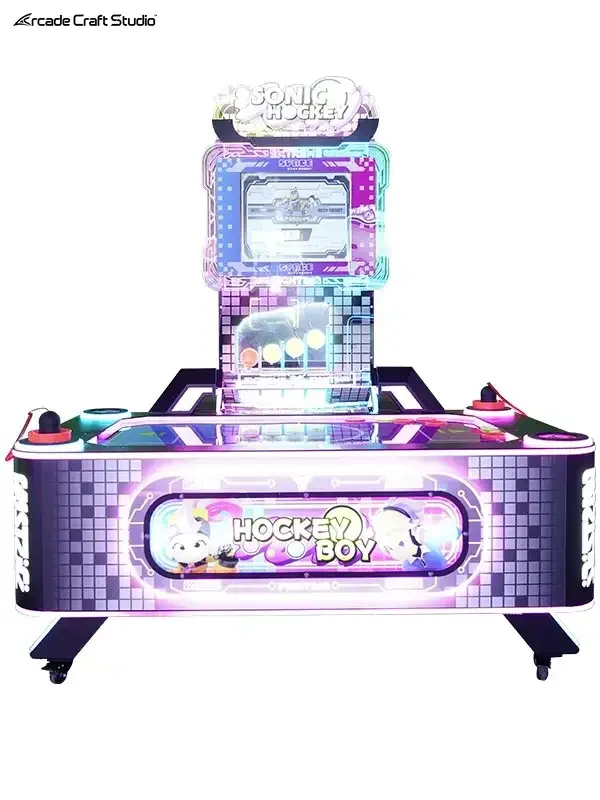 Speed Hockey Mini Arcade Air Hockey Table For Kids thumbnail 4