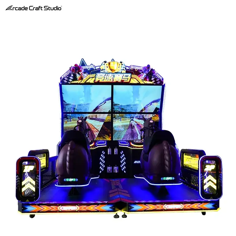 2 Players Horse Racing Arcade Game Machine