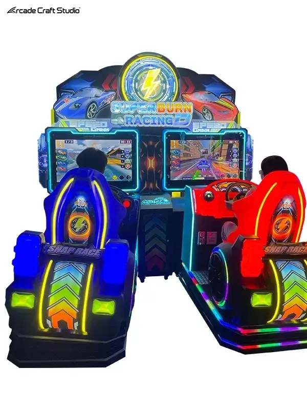Superburn Racing D 2 Players Driving Arcade Games