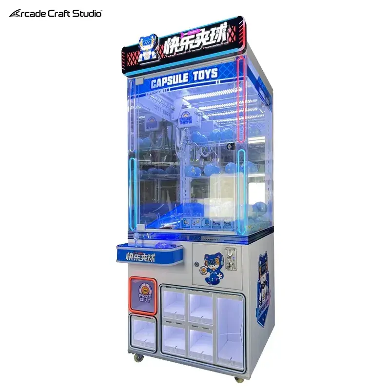 Happy Clipping Gachapon Claw Machine Prize Ticket Games