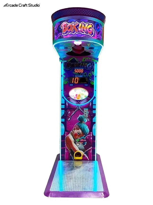 Kids Punching Bag Arcade With Gashapon Bonus