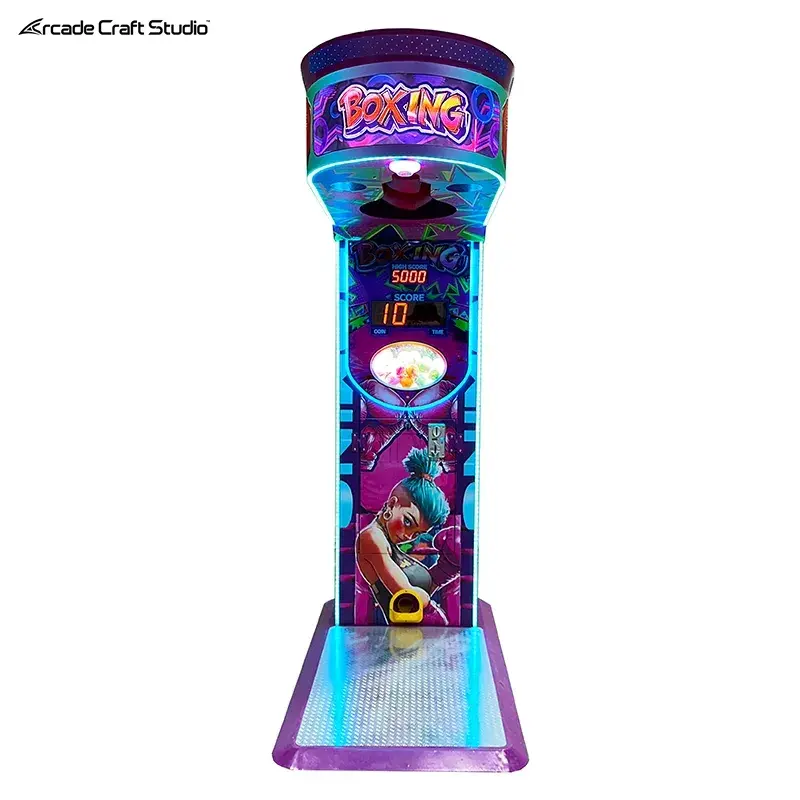 Kids Punching Bag Arcade With Gashapon Bonus