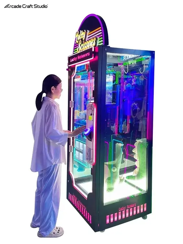 Lucky Scissors Rope Cutting Prize Arcade Game