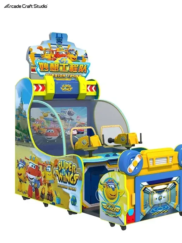 Jet Team Mission Ball Shooting Arcade Machine