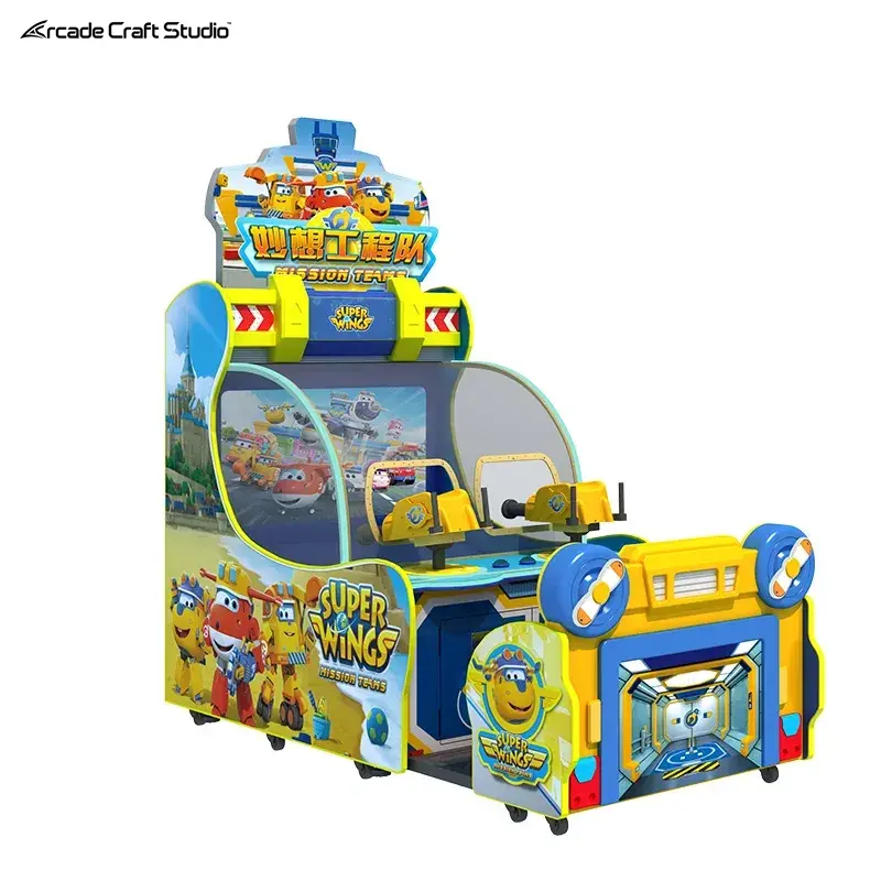 Jet Team Mission Ball Shooting Arcade Machine