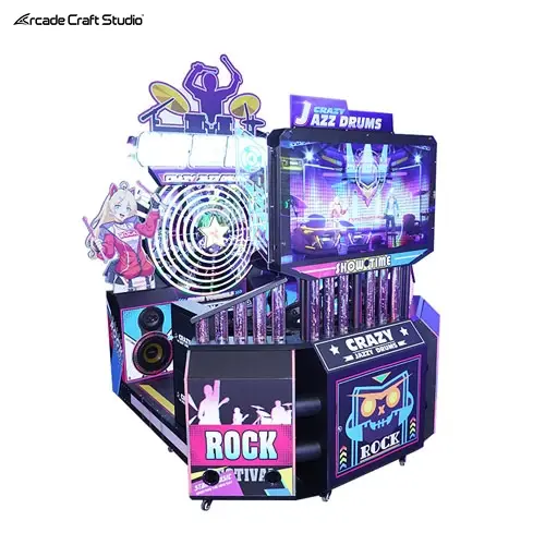 Crazy Jazz Drums Arcade Drum Machine Rhythm Game Arcade