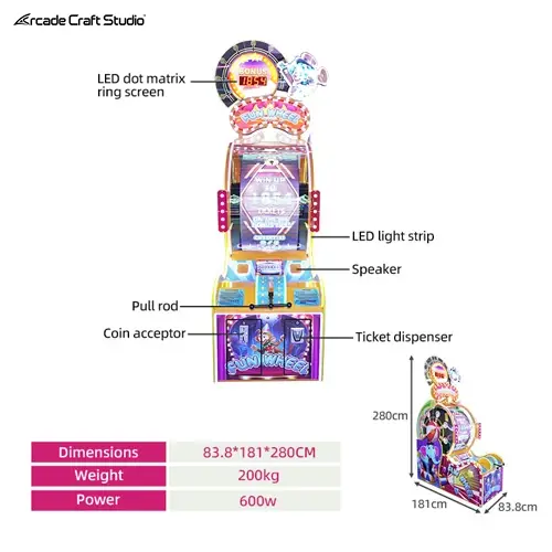 Fun Wheel Arcade Ticket Redemption Arcade Games