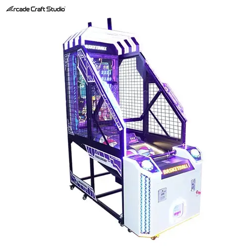 Surprise Coin Operated Basketball Machine With LCD Screen