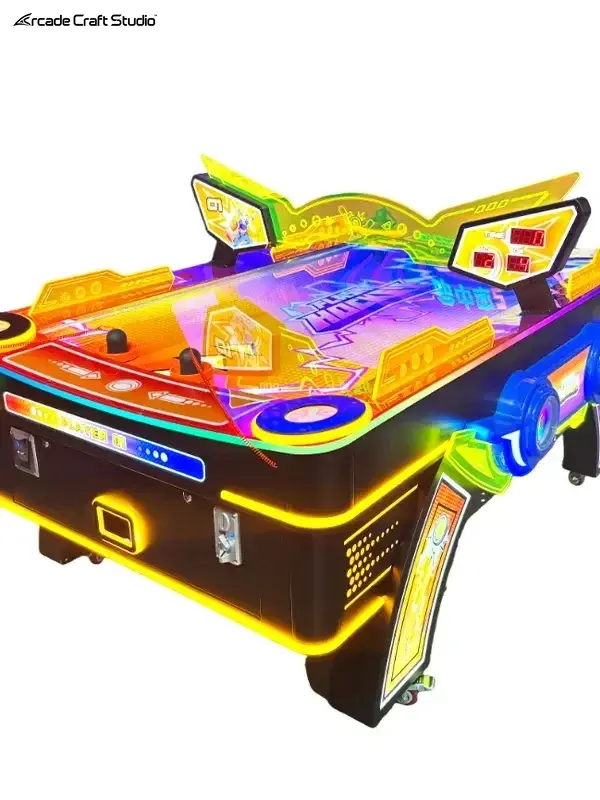 Flash Hockey Curved Coin Operated Air Hockey Arcade（Single-ball Version）