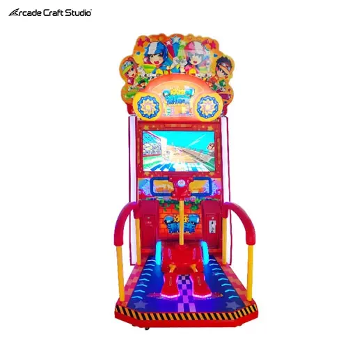 Happy Scooter Kids Racing Car Arcade Machine