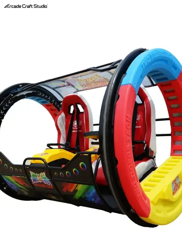 Amusement Park Ride 360 Degree Rolling LeBar Car