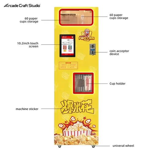 Commercial Popcorn Vending Machine
