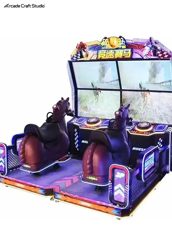 2 Players Horse Racing Arcade Game Machine