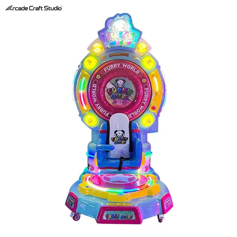 Furry World Coin Operated Ferris Wheel Kiddy Rides