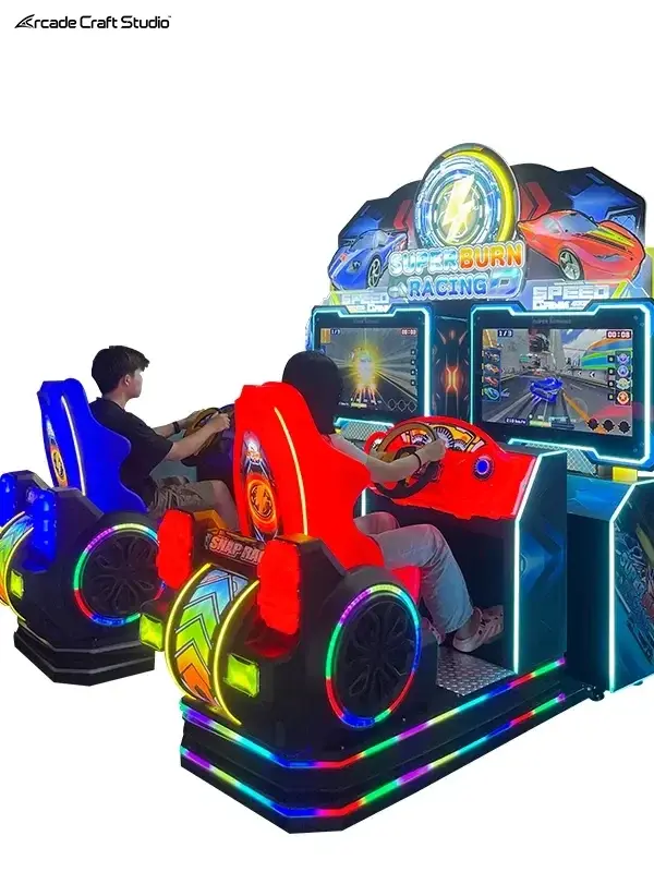 Superburn Racing D 2 Players Driving Arcade Games
