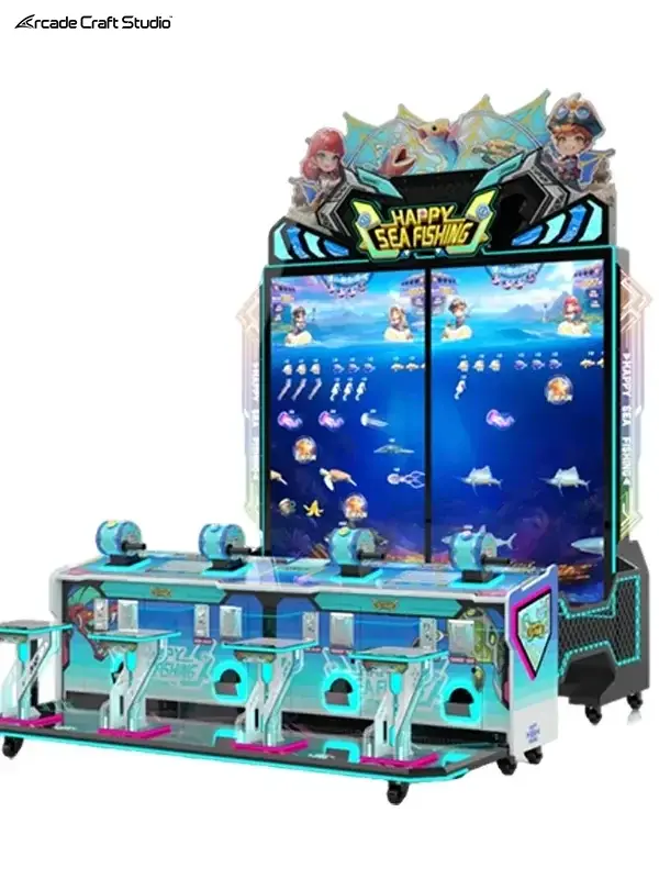 Happy Sea Fishing 4 Players Arcade Fishing Game Machine