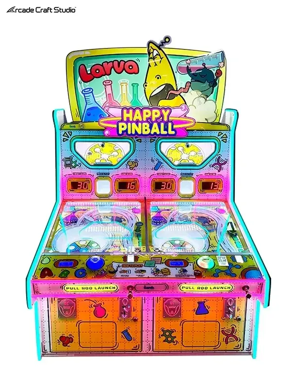 Happy Pinball 2 Players Redemption Game Machine