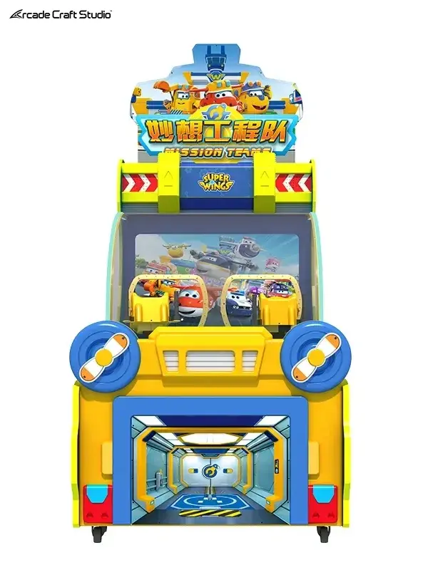 Jet Team Mission Ball Shooting Arcade Machine