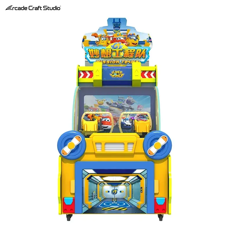 Jet Team Mission Ball Shooting Arcade Machine