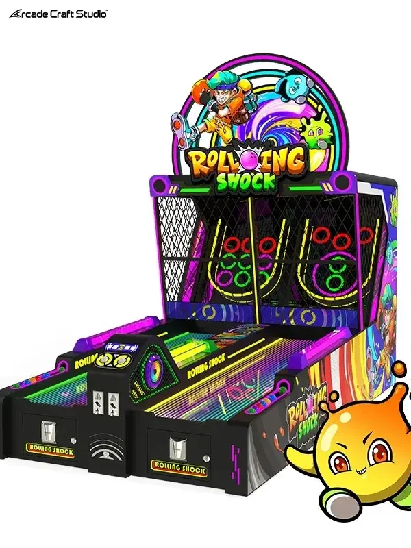 Rolling Shock 2 Players Skee Ball Arcade Machine