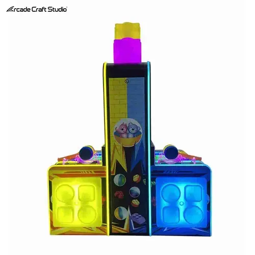 Blocks Party 4 Players Arcade Hammer Machine