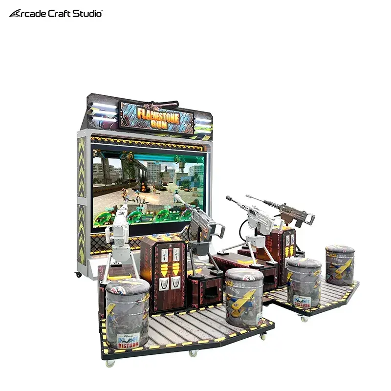 Flamestone Gun 4 Players Shooting Arcade Machine